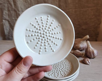 Ceramic Garlic/Ginger Grater Plate