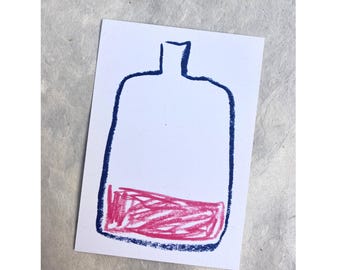 A7 Mini Print 'another?', printed on 100% recycled paper