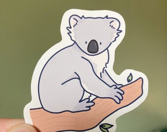 Adorable Koala Matte Kawaii Animal Sticker