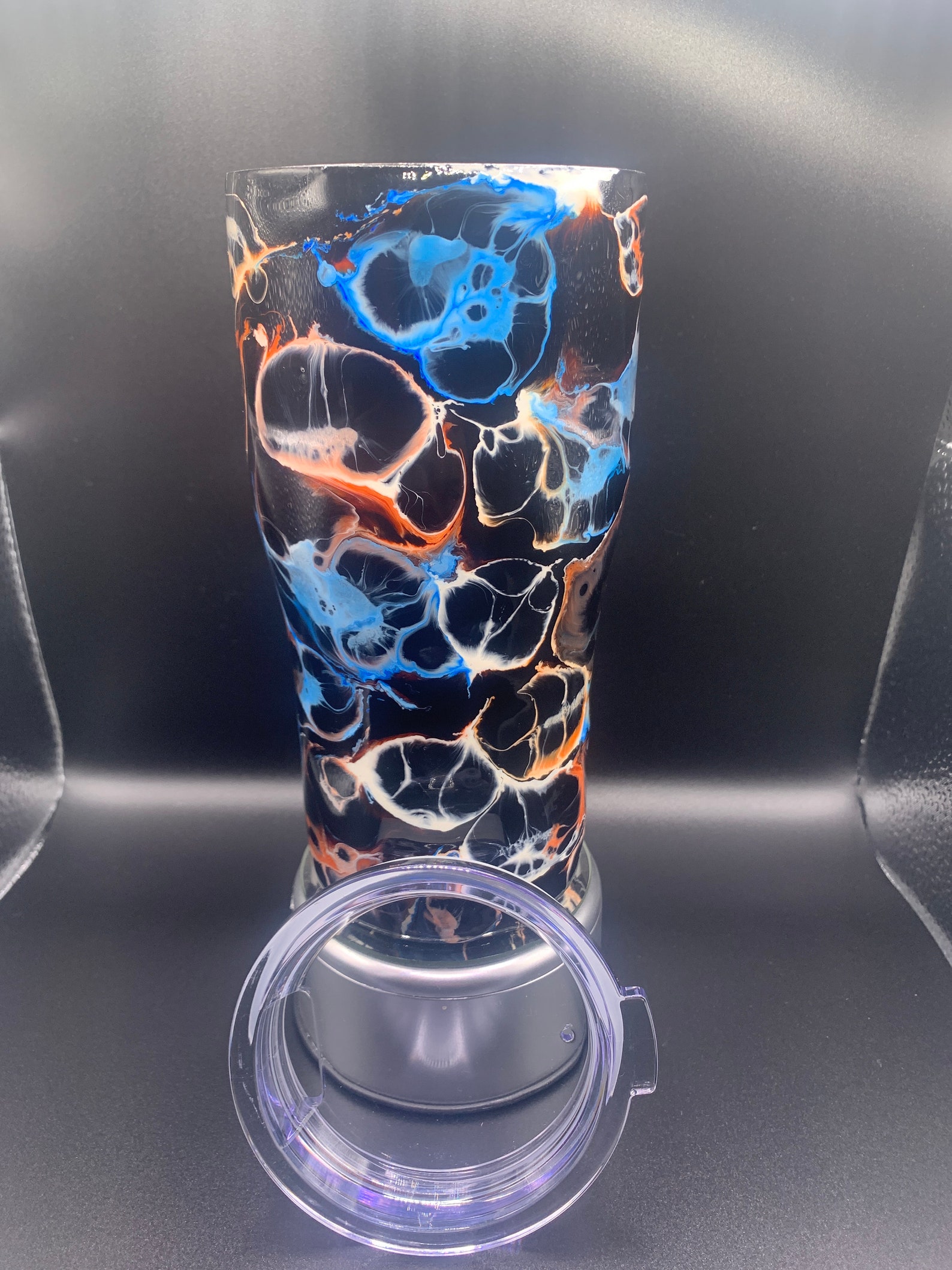 Galaxy alcohol ink tumbler Etsy