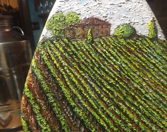 El viñedo en la Toscana