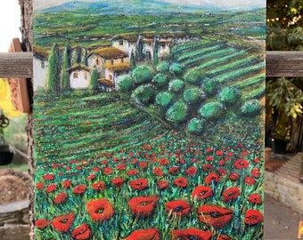 Amapolas en Toscana