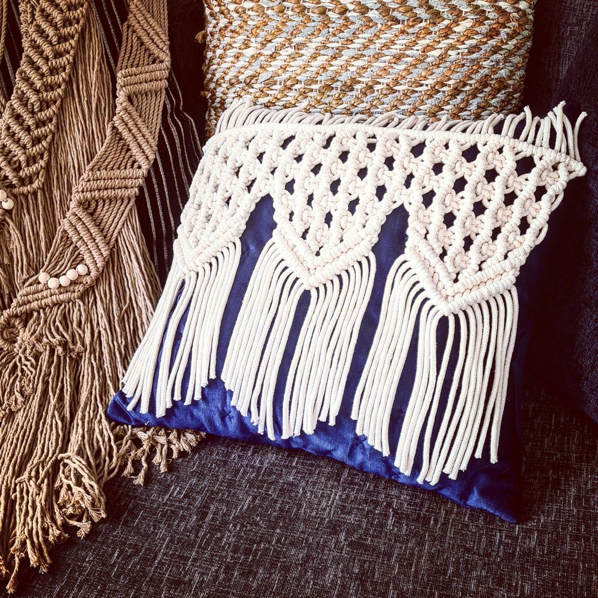 Bohochic Macrame Cushion/pillow Cover Etsy Norway