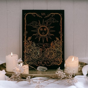 Die Sonne Tarot Kunstdruck