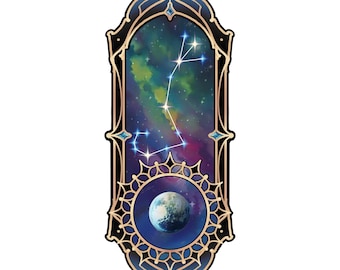 Scorpio Constellation Holographic Sticker