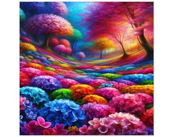 Stunning Floral Flower Field Design, Botanical Indoor/Outdoor Waterproof Stickers, Nature Laptop/Computer/Water Bottle Decals,