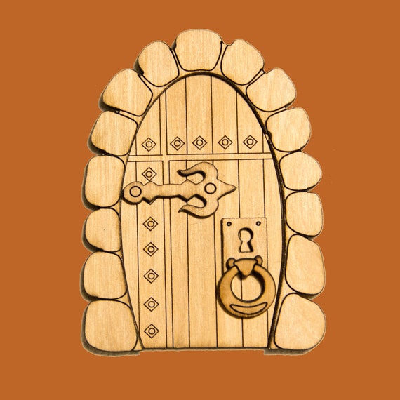 Wood, Fairy Door, Middle Age, Garden Decor