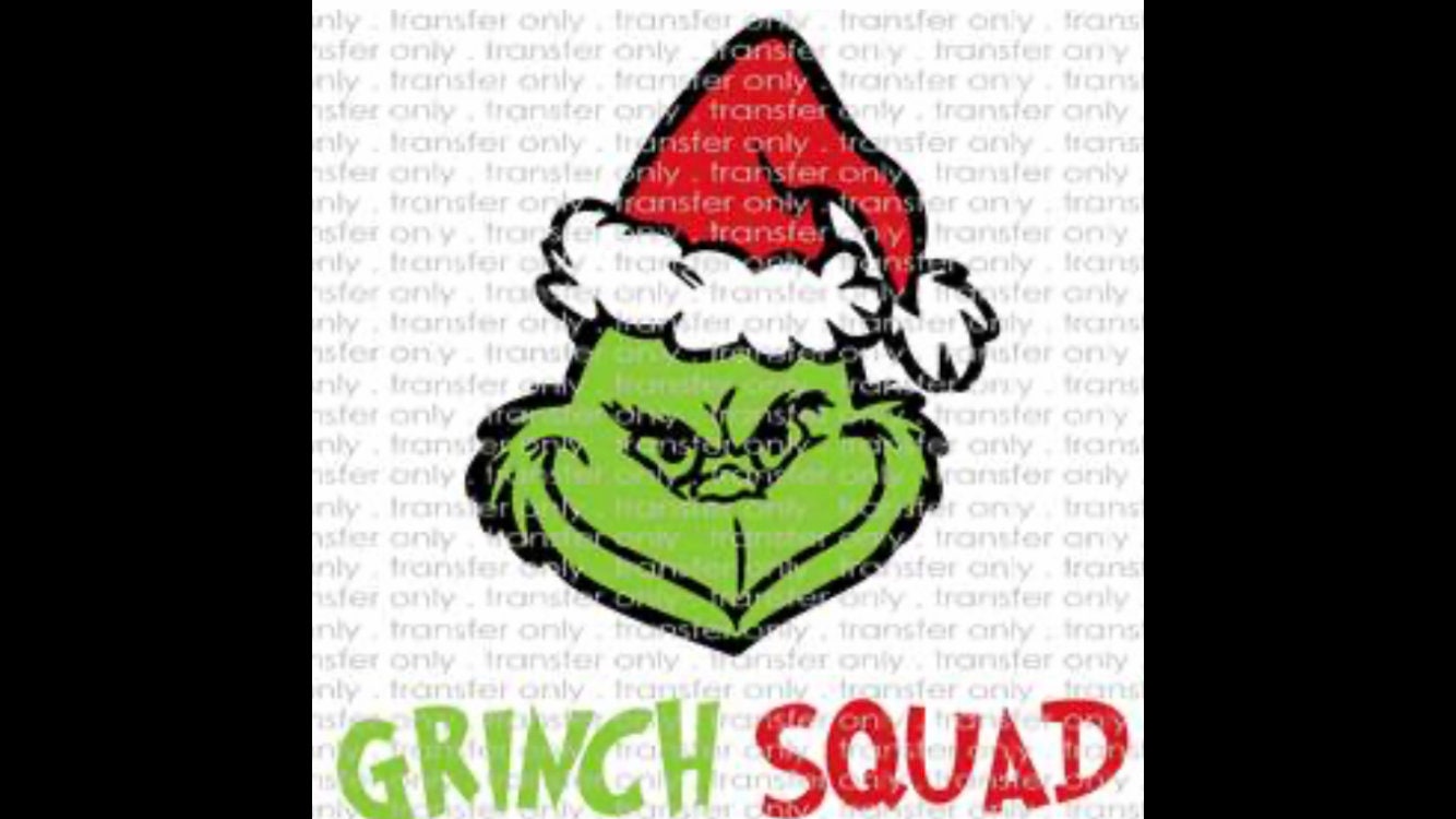 Grinch squad sublimation transfer Etsy