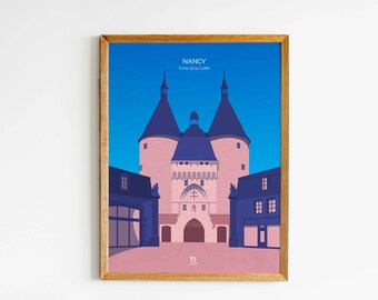 Nancy: poster of the Porte de la Craffe