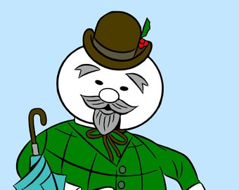 Sam From Rudolph Svg Sam the Snowman Svg | Etsy