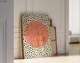 Let's Dance | David Bowie Poster | Ziggy Stardust | Lyrics Print |  A1 A2 A3 A4 A5 | Unframed Indie Rock Band Music Art |Concert Typographic