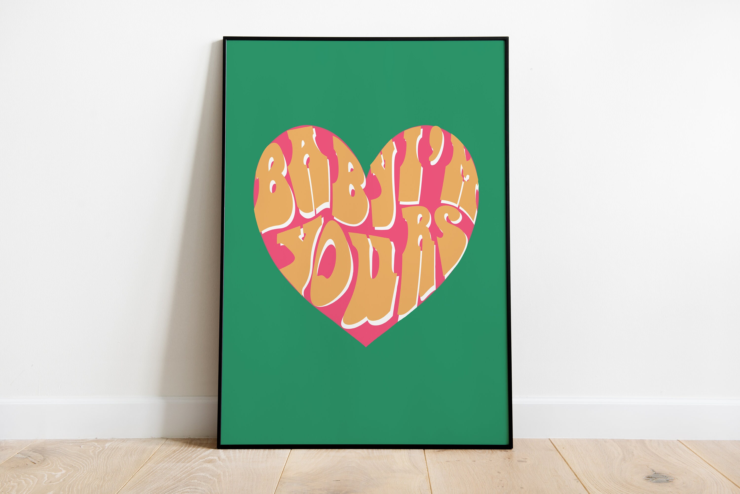 Arctic monkeys baby i m yours lyrics print a3 a4 a5 etsy uk