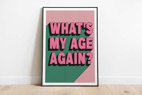 Blink 182 What's My Age Again Lyrics Print A0 A1 A2 