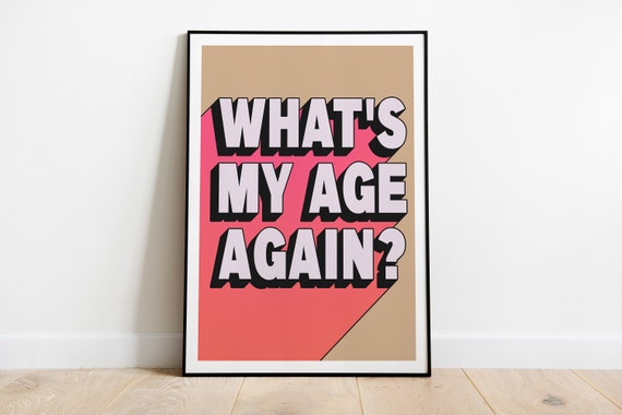 Blink 182 What's My Age Again Lyrics Print A0 A1 A2 