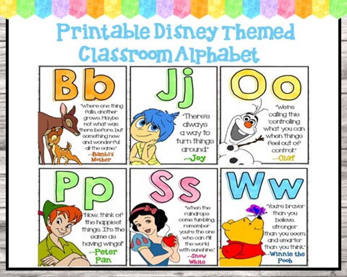 Printable Alphabet | Etsy