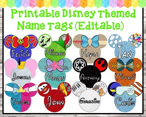 Disney Mickey Ears (Printable)