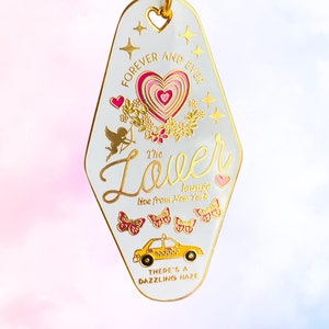 Lover Lounge Mini Motel Enamel Keychain