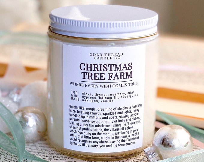 Christmas Tree Farm Candle christmas Tree Scent Etsy