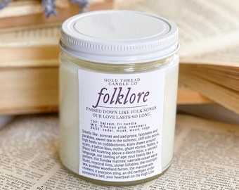 Folklore (Fir Rosemary) 8 oz Candle