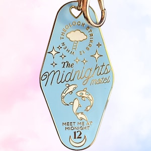 Midnights Mini Motel Enamel Keychain