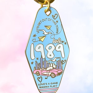 1989 Loft Mini Motel Enamel Keychain Limited Edition