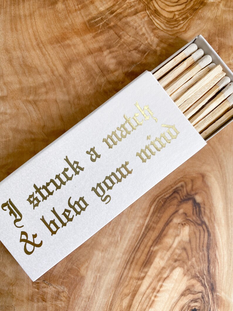 ADD ON ONLY Candle Matches Extra Long Etsy