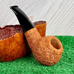 New Ser Jacopo R2 Spongia Chubby Bent Apple Nosewarmer w/ Box, Pouch & Booklet. Handmade in Italy. RARE SHAPE! image 10