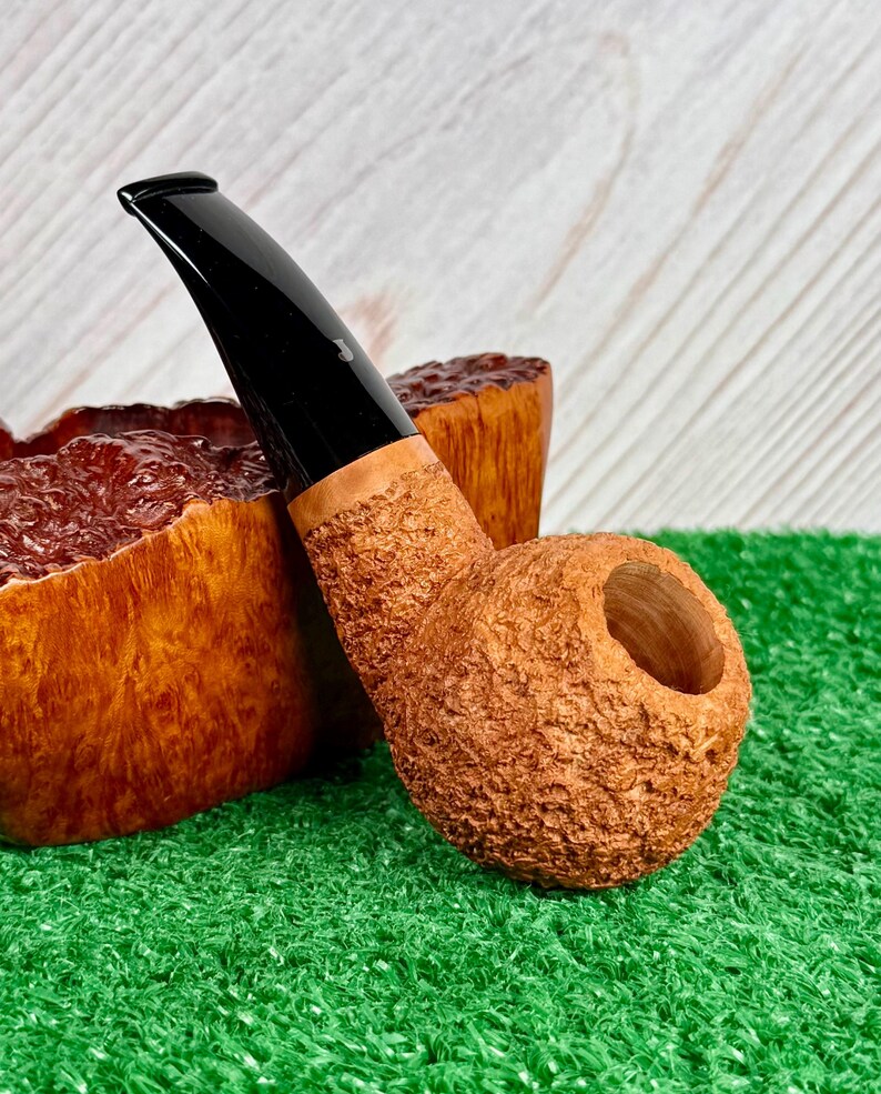 New Ser Jacopo R2 Spongia Chubby Bent Apple Nosewarmer w/ Box, Pouch & Booklet. Handmade in Italy. RARE SHAPE! image 10