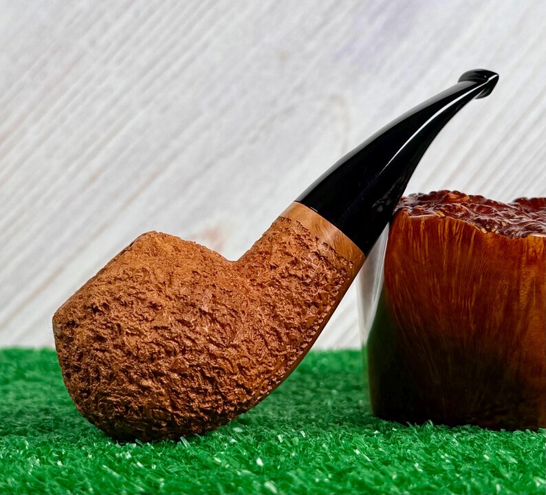 New Ser Jacopo R2 Spongia Chubby Bent Apple Nosewarmer w/ Box, Pouch & Booklet. Handmade in Italy. RARE SHAPE! image 12