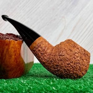 New Ser Jacopo R2 Spongia Chubby Bent Apple Nosewarmer w/ Box, Pouch & Booklet. Handmade in Italy. RARE SHAPE! image 3