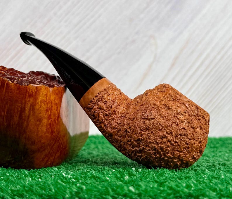 New Ser Jacopo R2 Spongia Chubby Bent Apple Nosewarmer w/ Box, Pouch & Booklet. Handmade in Italy. RARE SHAPE! image 3