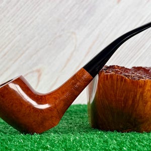Tinderbox Monza (by Lorenzo) #4 Smooth Freestyle Dublin Sitter Vintage Pipe circa 1970’s.  Vulcanite Stem.