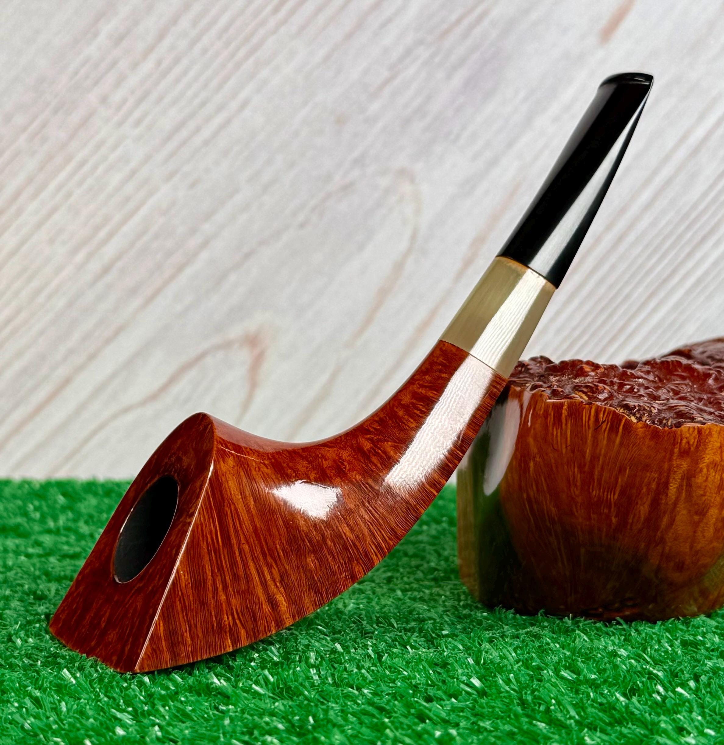 Oliver Camphausen A Grade Large Horn w/ Horn Shank Extension Artisan Pipe