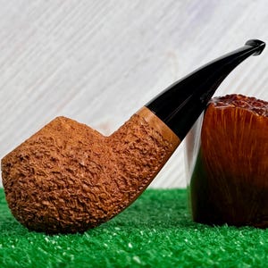 New Ser Jacopo R2 Spongia Chubby Bent Apple Nosewarmer w/ Box, Pouch & Booklet. Handmade in Italy. RARE SHAPE! image 2