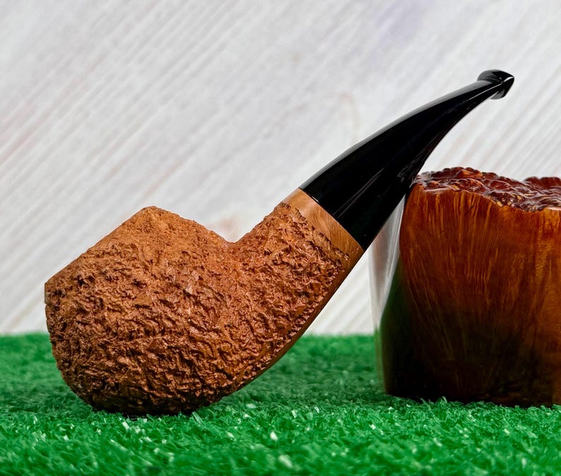 New Ser Jacopo R2 Spongia Chubby Bent Apple Nosewarmer w/ Box, Pouch & Booklet. Handmade in Italy. RARE SHAPE! image 2