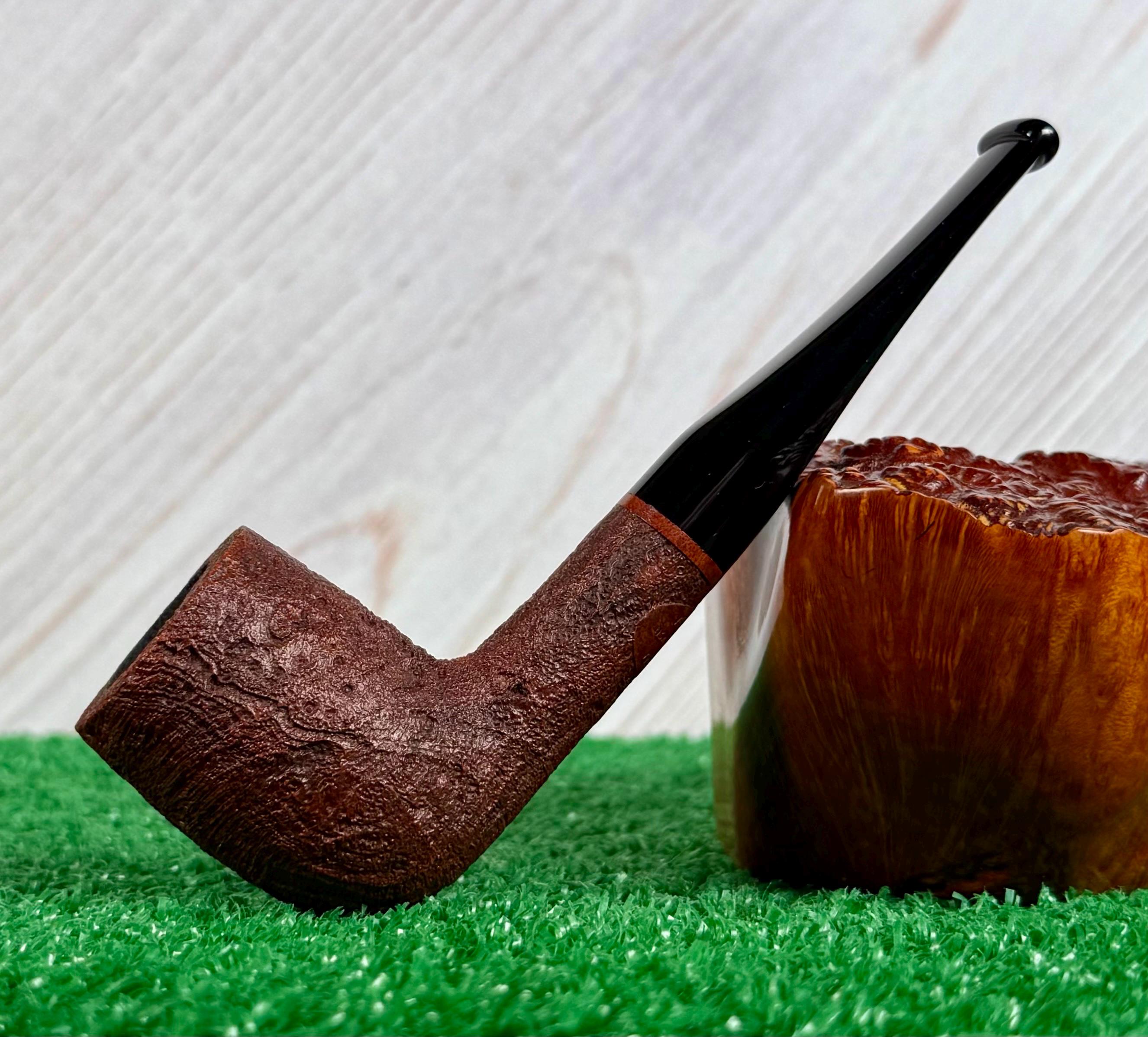 Vermont Freehand (Steve Norse) UNSMOKED Strawberry Wood Billiard Artisan Pipe