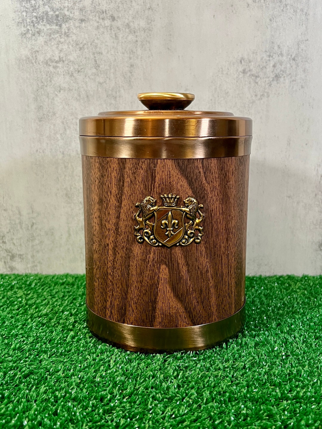 Vintage Pipe Tobacco Humidor Jar Kaywoodie Possibly. Brass Etsy