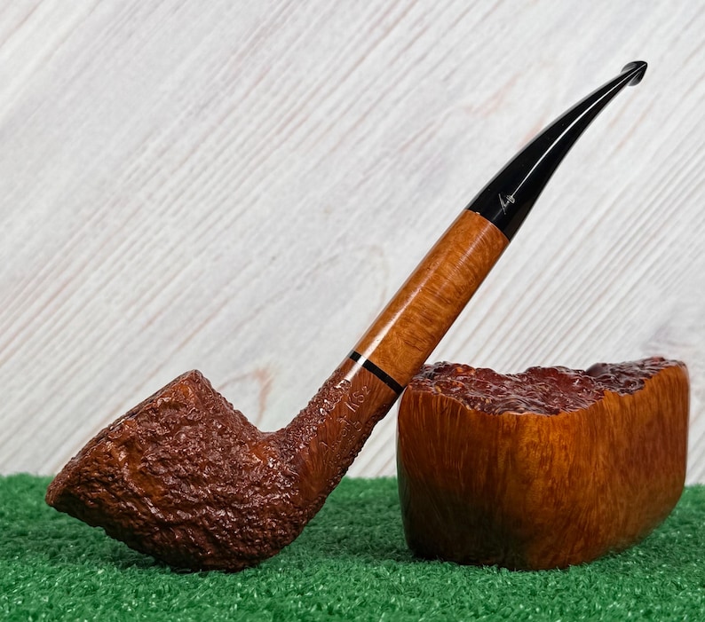 Ascorti Business KS2 (King Size X 2) Bent Dublin Estate Pipe w/ Long Shank Extension