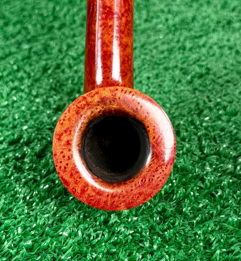 Poul Winslow Bent Dublin (B) 9mm Straight Grained Estate Pipe. Very High Grade & Hand Made, Hand Cut Stem. image 9