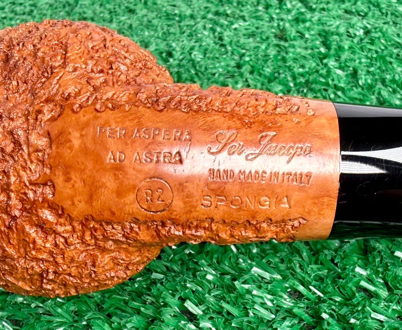 New Ser Jacopo R2 Spongia Chubby Bent Apple Nosewarmer w/ Box, Pouch & Booklet. Handmade in Italy. RARE SHAPE! image 9