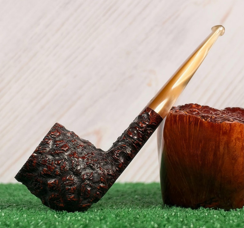 Preben Holm Caprice Tawny 13 Rustic Pot 1970’s - 1980’s Estate Pipe