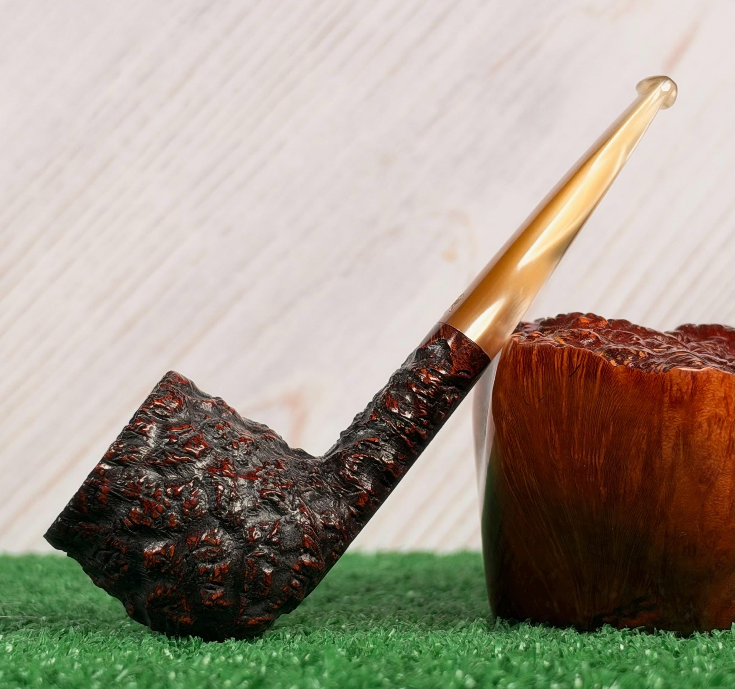 Preben Holm Caprice Tawny 13 Rustic Pot 1970’s - 1980’s Estate Pipe