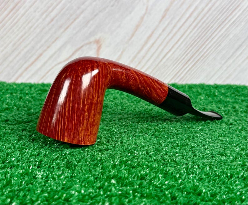Poul Winslow Bent Dublin (B) 9mm Straight Grained Estate Pipe. Very High Grade & Hand Made, Hand Cut Stem. image 13