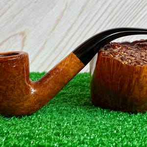 Savinelli (Pre-1970’s) Sherwood Rock Briar 6011 Large Bent Dublin Pipe, Excellent Condition, Conical Chamber & Fully Restored.  Italy