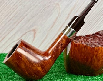 Northern Briars (Ian Walker) Premier Line Smoker’s Forum Limited Release Billiard w/ Silver, Near Mint, Beautiful Pipe! Hand Made, England
