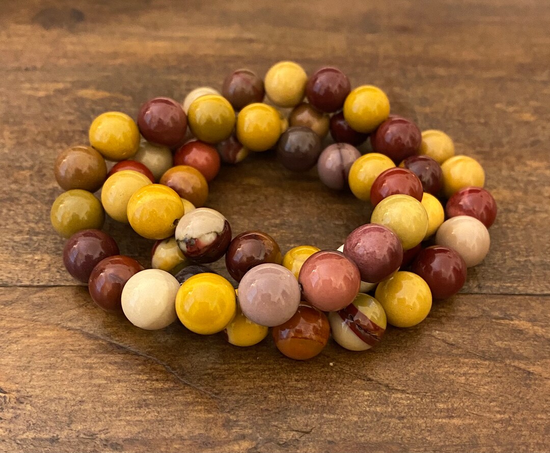 Jasper Crystal Bracelet Yellow Mookaite Meaning Australian