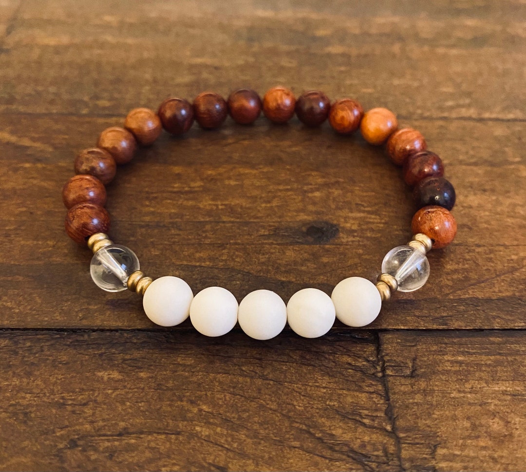 Bracciale Con Pietre Preziose Serpentine / Perline Di Pietra Da 8 - Foto 10