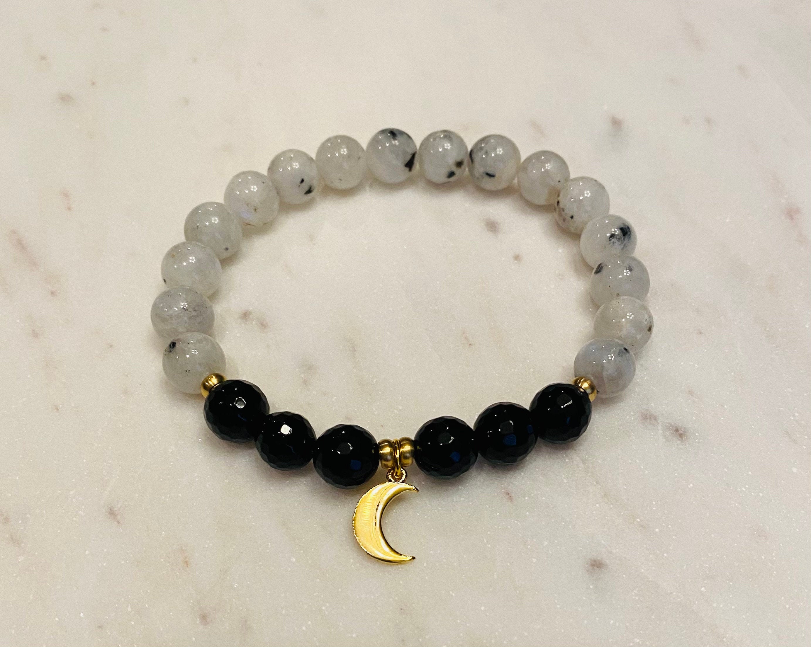 Moon bead bracelet discount