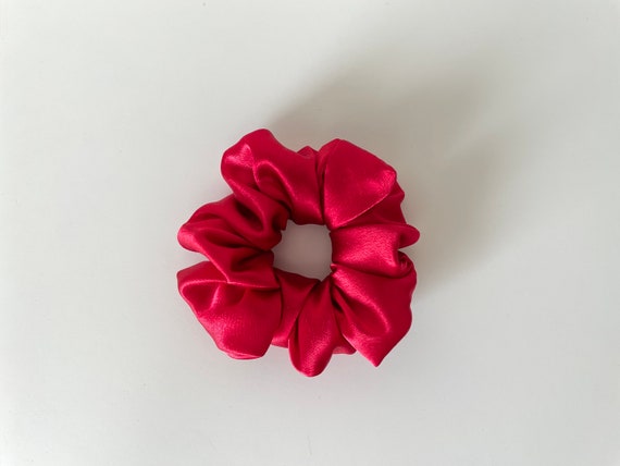 Red - Handmade Rubber Band/Scrunchie 163