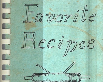 Hampton Virginia vintage 1981 Tidewater Clerical League Favorite Recipes Cookbook VA Community Collectible Memorabilia Rare Local Cook Book